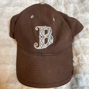 BARONA San Diego Casino FlexFit Brown Har‎ B Embroidered Curved Bill